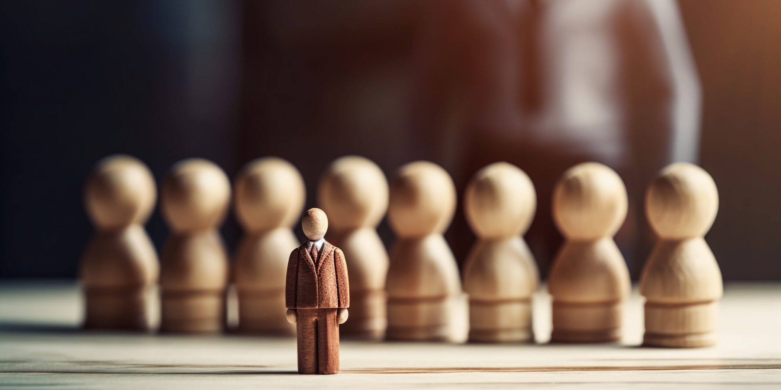 Chess pieces aligned in strategic business moves generated by artificial intelligence